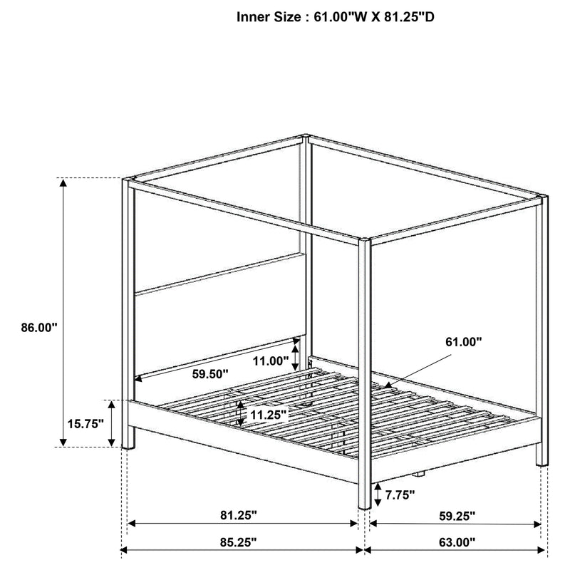 Monroe Eastern King & Queen Bed - My Sweet Home Furniture (Queens, NY)