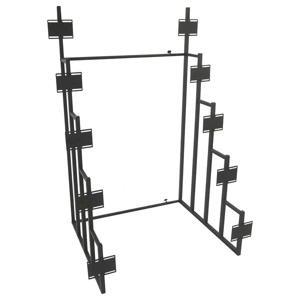 Duarto 5-tier Headboard Display Rack Black - My Sweet Home Furniture (Queens, NY)