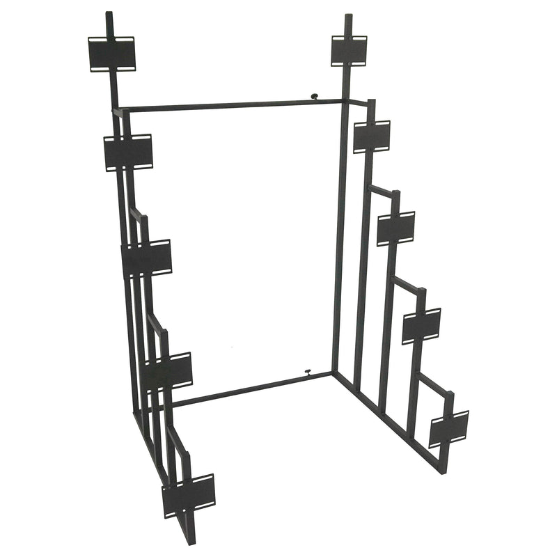 Duarto 5-tier Headboard Display Rack Black - My Sweet Home Furniture (Queens, NY)