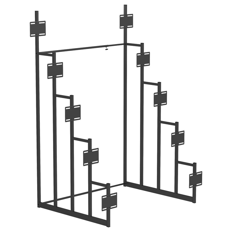 Duarto 5-tier Headboard Display Rack Black - My Sweet Home Furniture (Queens, NY)
