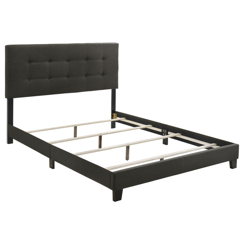 Mapes Tufted Upholstered Eastern King, Queen, Twin & Full Bed Charcoal & Grey - My Sweet Home Furniture (Queens, NY)
