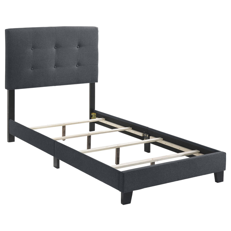 Mapes Tufted Upholstered Eastern King, Queen, Twin & Full Bed Charcoal & Grey - My Sweet Home Furniture (Queens, NY)