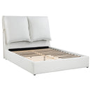 Gwendoline Upholstered Platform Bed with Pillow Headboard White - My Sweet Home Furniture (Queens, NY)