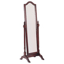 Cabot Rectangular Cheval Mirror with Arched Top Merlot - My Sweet Home Furniture (Queens, NY)