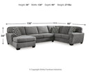 Birkdale Court Sectional with Chaise