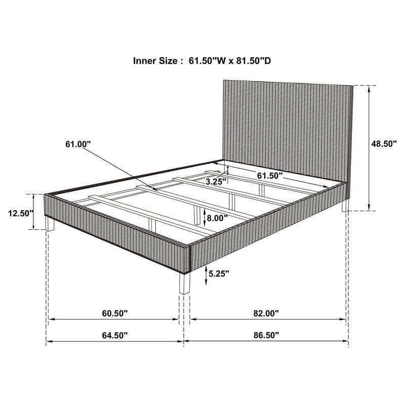 Zyla California King, E.King, & Queen Bed - My Sweet Home Furniture (Queens, NY)