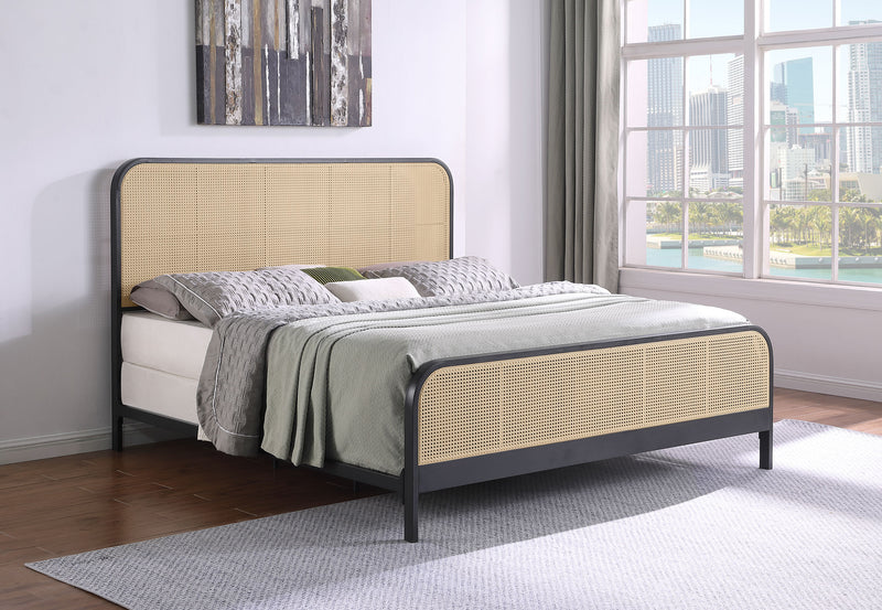 Lanewood Eastern King & Queen Bed Black & White - My Sweet Home Furniture (Queens, NY)