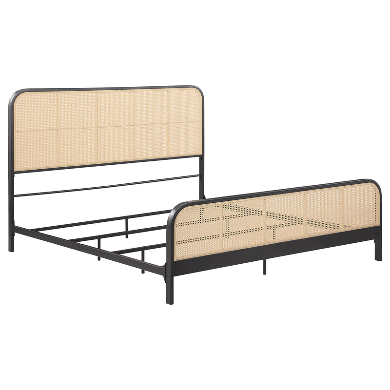 Lanewood Eastern King & Queen Bed Black & White - My Sweet Home Furniture (Queens, NY)