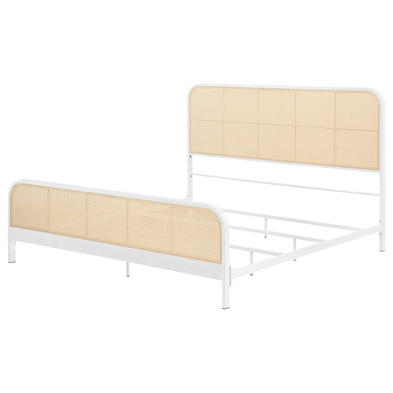 Lanewood Eastern King & Queen Bed Black & White - My Sweet Home Furniture (Queens, NY)