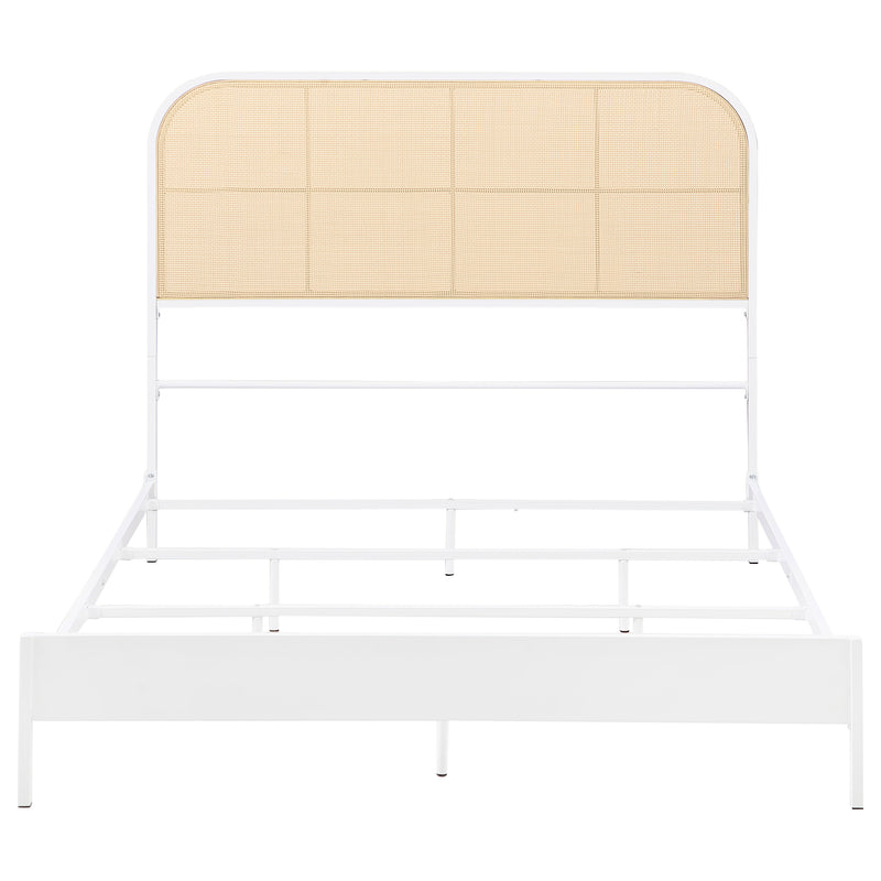 Amherst Eastern King, Queen, Full, & Twin Bed White & Black - My Sweet Home Furniture (Queens, NY)