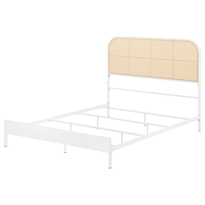 Amherst Eastern King, Queen, Full, & Twin Bed White & Black - My Sweet Home Furniture (Queens, NY)