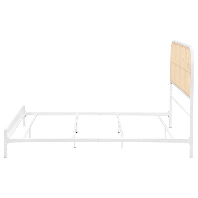Amherst Eastern King, Queen, Full, & Twin Bed White & Black - My Sweet Home Furniture (Queens, NY)
