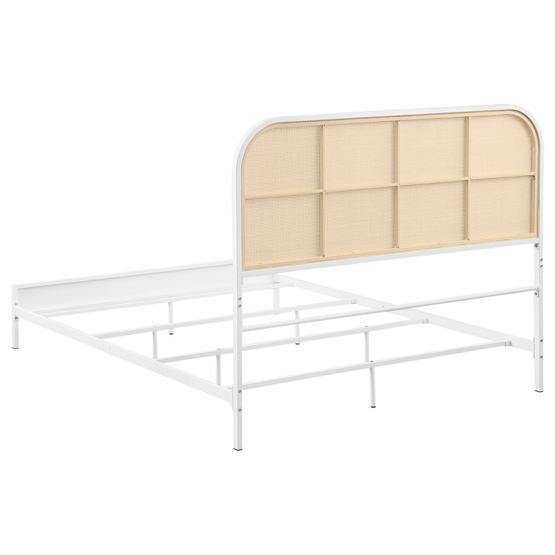 Amherst Eastern King, Queen, Full, & Twin Bed White & Black - My Sweet Home Furniture (Queens, NY)