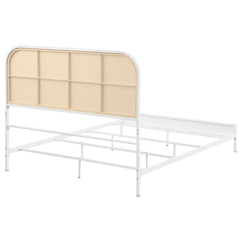 Amherst Eastern King, Queen, Full, & Twin Bed White & Black - My Sweet Home Furniture (Queens, NY)
