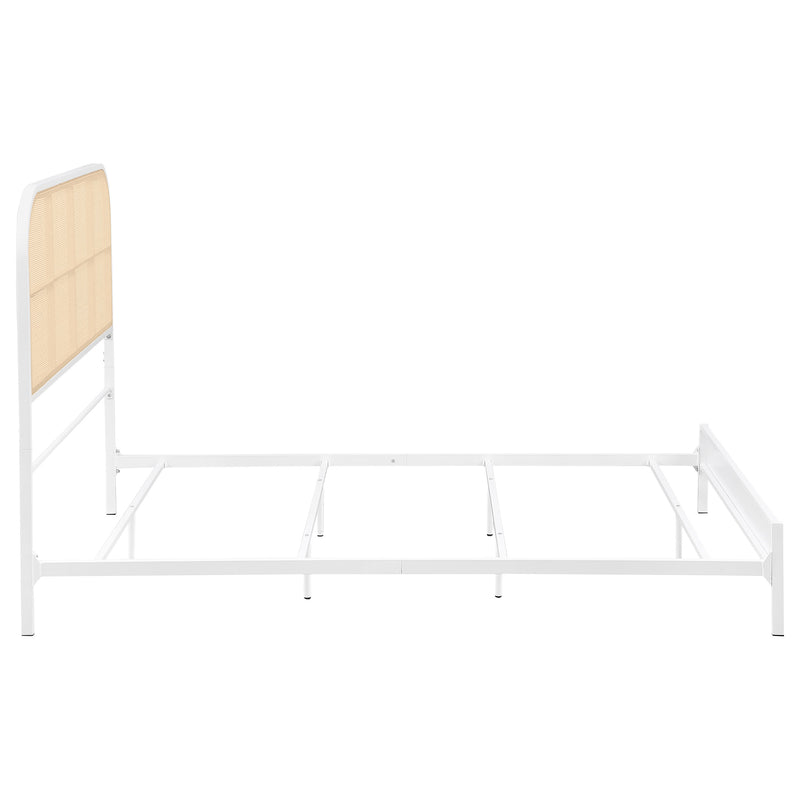 Amherst Eastern King, Queen, Full, & Twin Bed White & Black - My Sweet Home Furniture (Queens, NY)