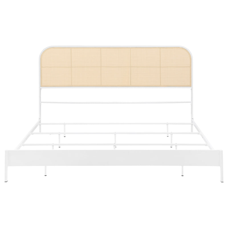 Amherst Eastern King, Queen, Full, & Twin Bed White & Black - My Sweet Home Furniture (Queens, NY)