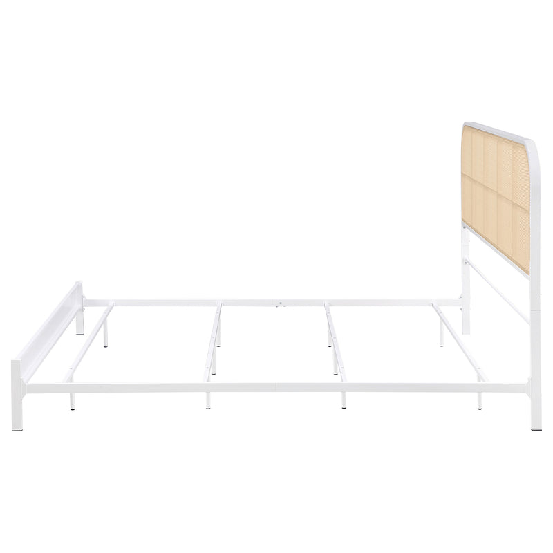 Amherst Eastern King, Queen, Full, & Twin Bed White & Black - My Sweet Home Furniture (Queens, NY)