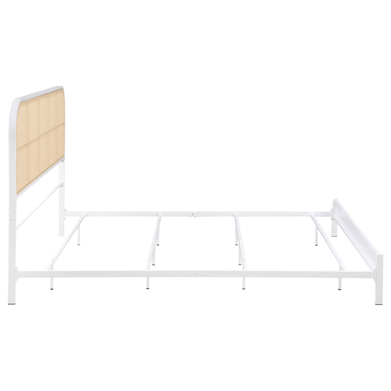 Amherst Eastern King, Queen, Full, & Twin Bed White & Black - My Sweet Home Furniture (Queens, NY)