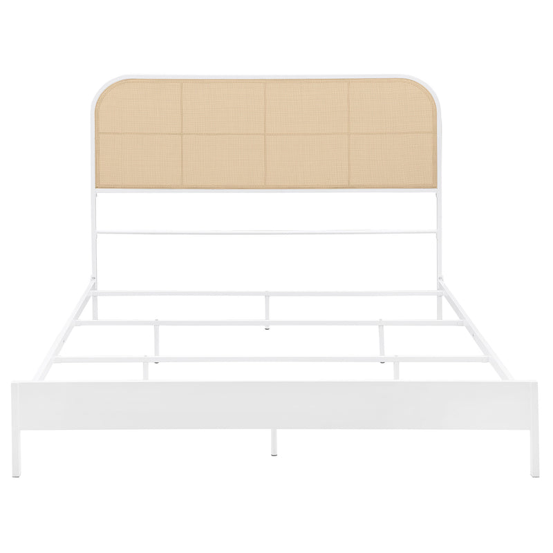 Amherst Eastern King, Queen, Full, & Twin Bed White & Black - My Sweet Home Furniture (Queens, NY)