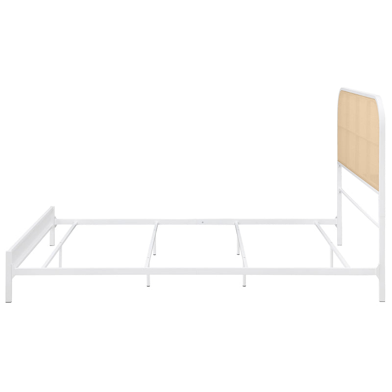 Amherst Eastern King, Queen, Full, & Twin Bed White & Black - My Sweet Home Furniture (Queens, NY)