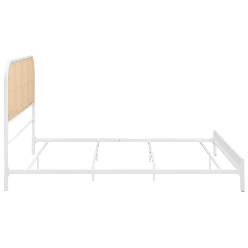 Amherst Eastern King, Queen, Full, & Twin Bed White & Black - My Sweet Home Furniture (Queens, NY)