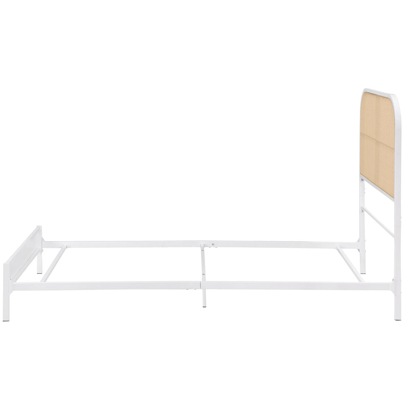 Amherst Eastern King, Queen, Full, & Twin Bed White & Black - My Sweet Home Furniture (Queens, NY)