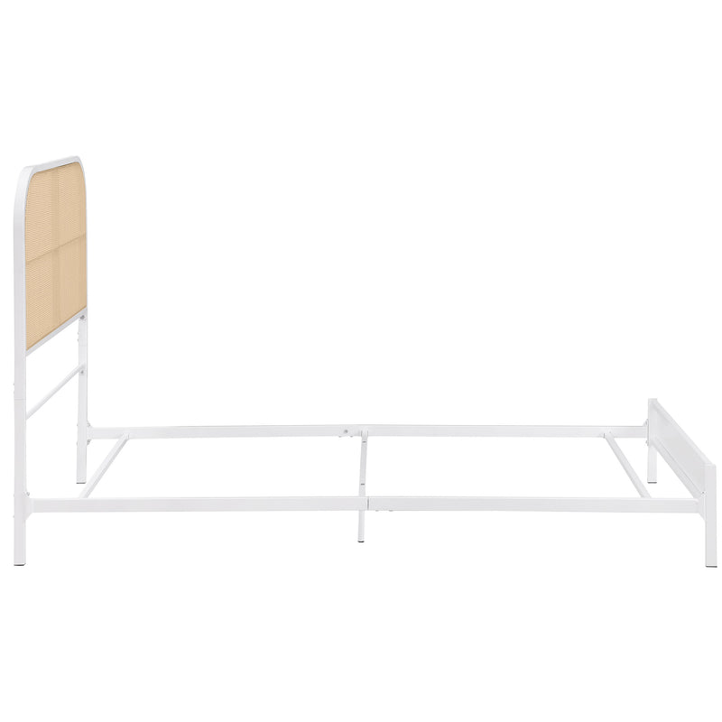 Amherst Eastern King, Queen, Full, & Twin Bed White & Black - My Sweet Home Furniture (Queens, NY)