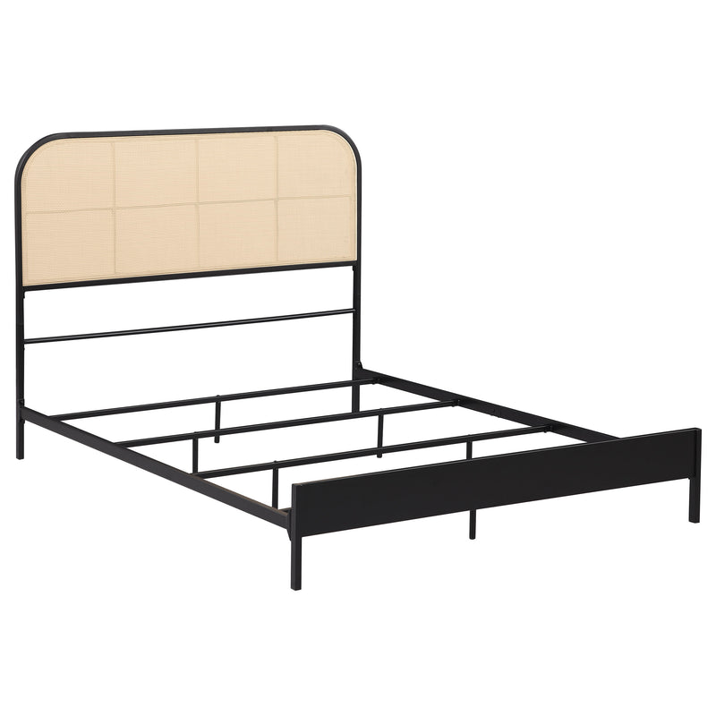 Amherst Eastern King, Queen, Full, & Twin Bed White & Black - My Sweet Home Furniture (Queens, NY)