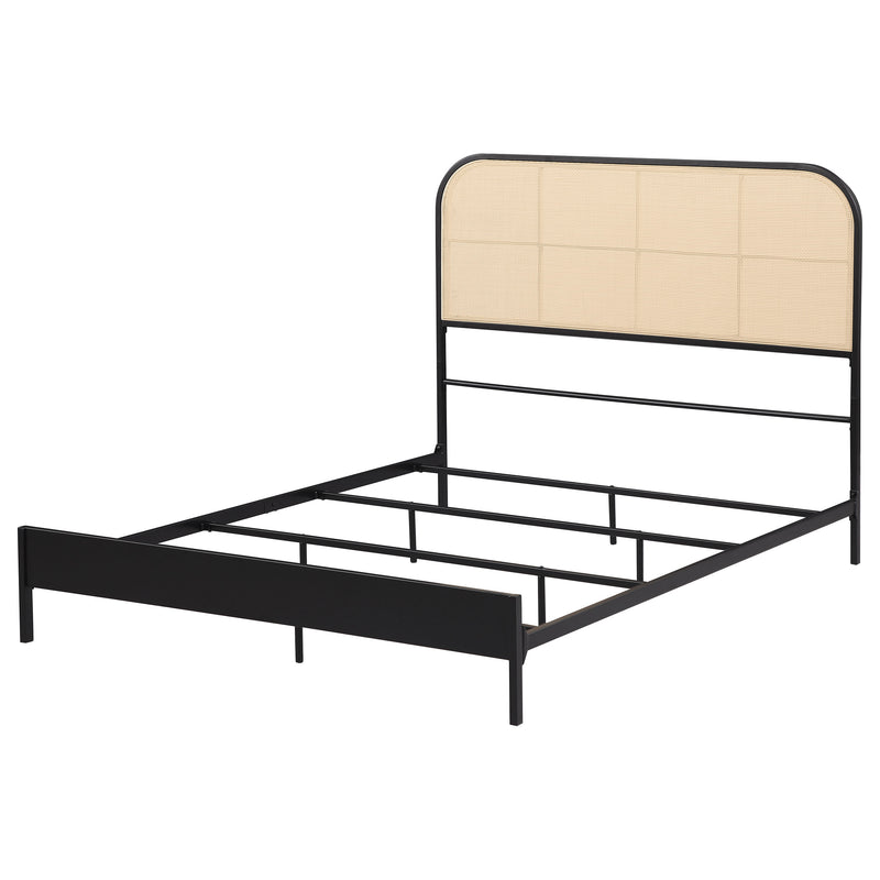 Amherst Eastern King, Queen, Full, & Twin Bed White & Black - My Sweet Home Furniture (Queens, NY)