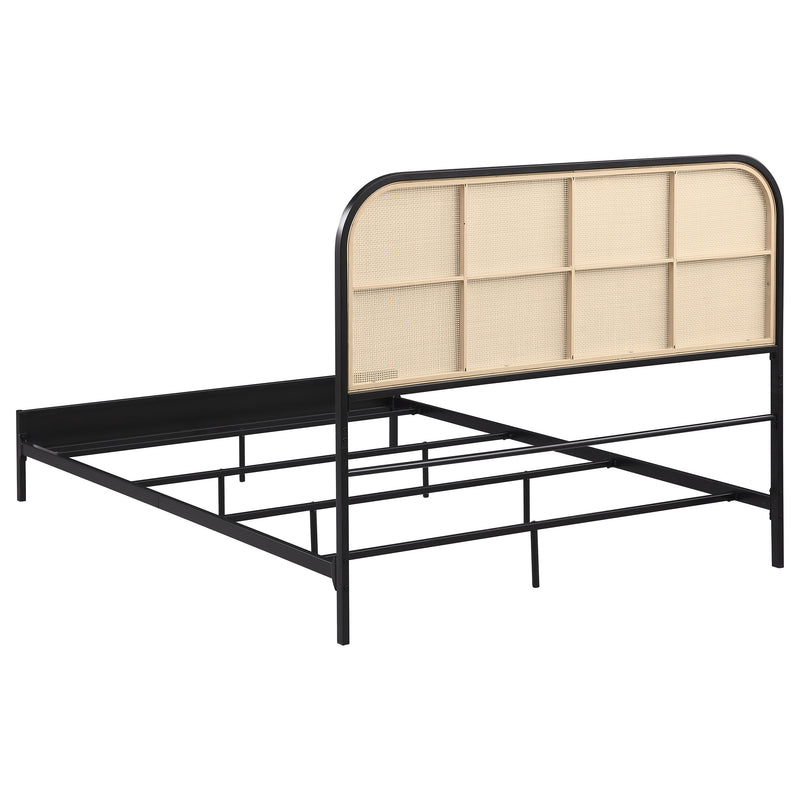 Amherst Eastern King, Queen, Full, & Twin Bed White & Black - My Sweet Home Furniture (Queens, NY)