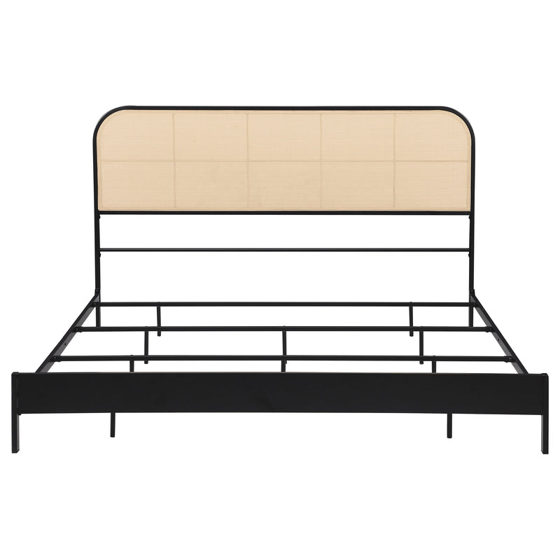 Amherst Eastern King, Queen, Full, & Twin Bed White & Black - My Sweet Home Furniture (Queens, NY)