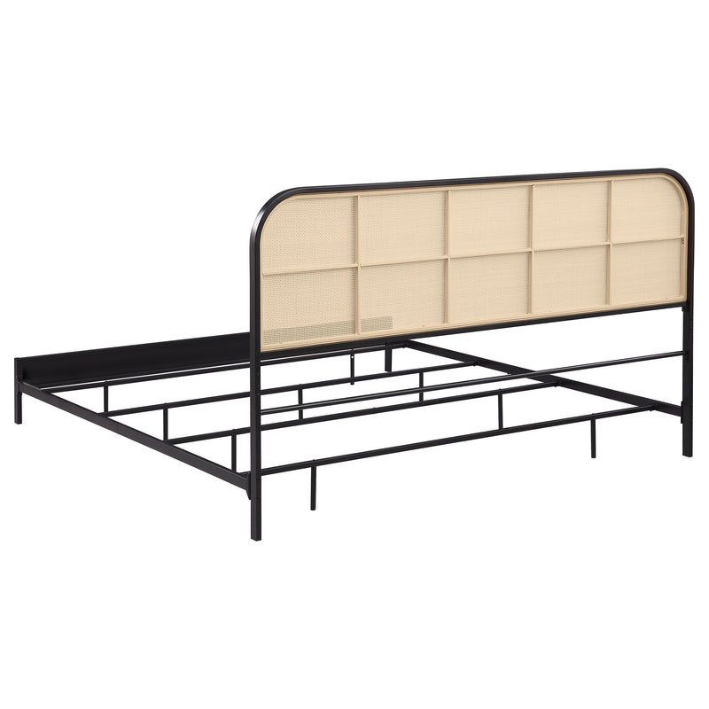 Amherst Eastern King, Queen, Full, & Twin Bed White & Black - My Sweet Home Furniture (Queens, NY)