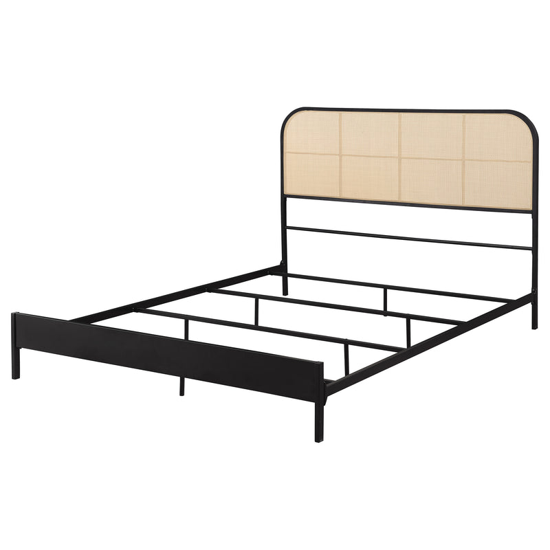 Amherst Eastern King, Queen, Full, & Twin Bed White & Black - My Sweet Home Furniture (Queens, NY)