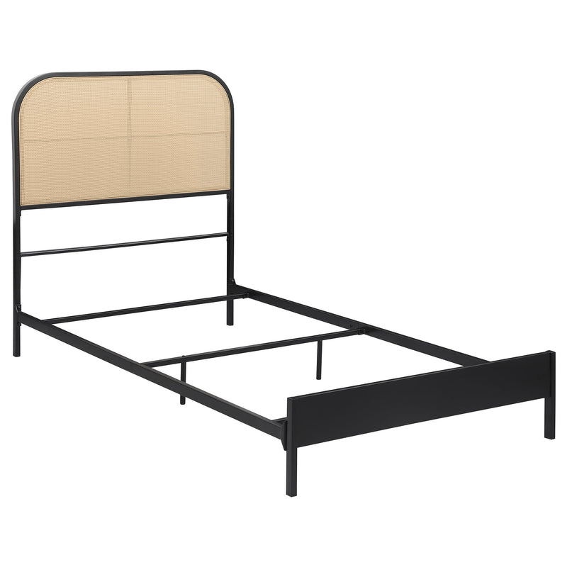 Amherst Eastern King, Queen, Full, & Twin Bed White & Black - My Sweet Home Furniture (Queens, NY)