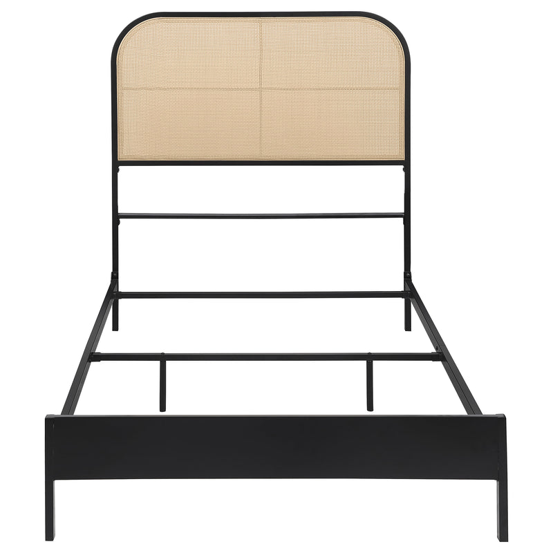 Amherst Eastern King, Queen, Full, & Twin Bed White & Black - My Sweet Home Furniture (Queens, NY)