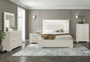 Clara Beige Bed with LED