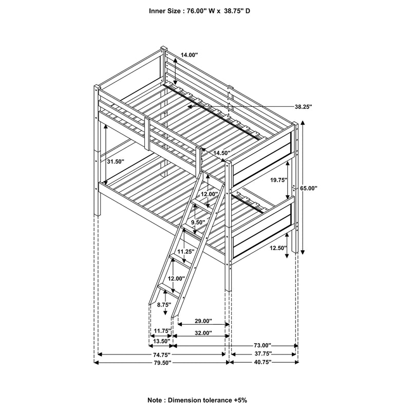 Ryder Bunk Beds - My Sweet Home Furniture (Queens, NY)