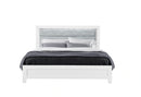 Luccia White Bed Group with LED