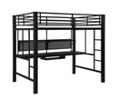 Avalon Full Workstation Loft Bed Black - My Sweet Home Furniture (Queens, NY)