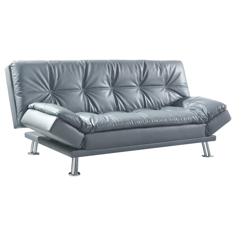Dilleston Tufted Back Upholstered Sofa Bed Grey - My Sweet Home Furniture (Queens, NY)