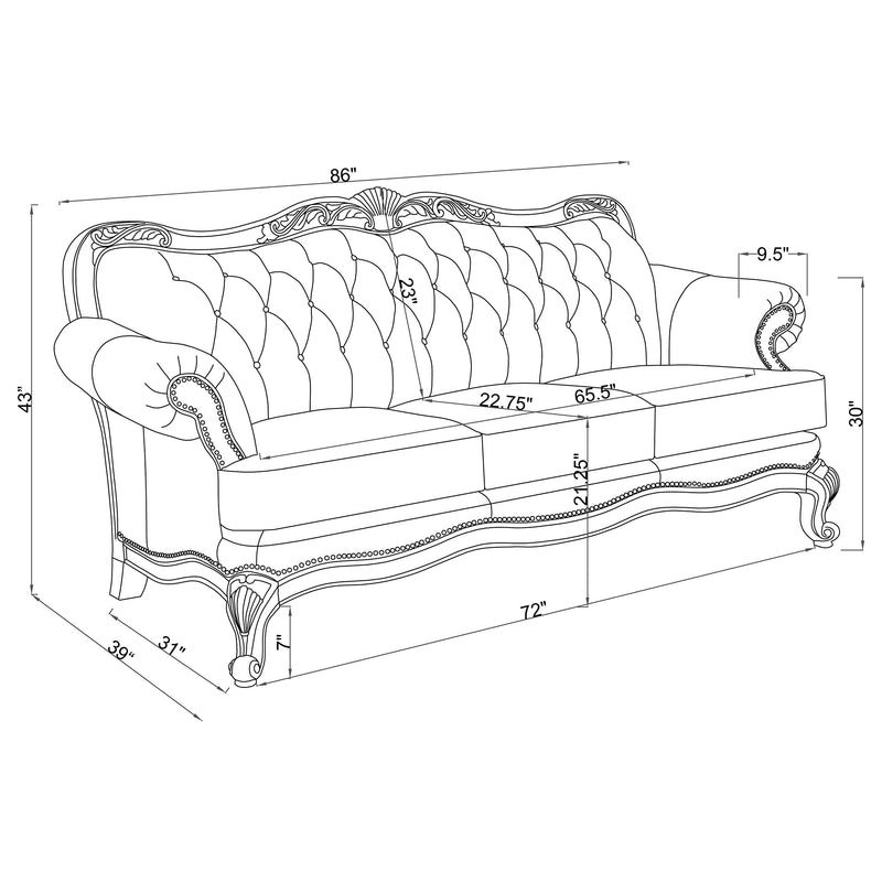 Victoria Stationary Sets - My Sweet Home Furniture (Queens, NY)