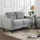 Bowen Upholstered Track Arms Tufted Loveseat - My Sweet Home Furniture (Queens, NY)