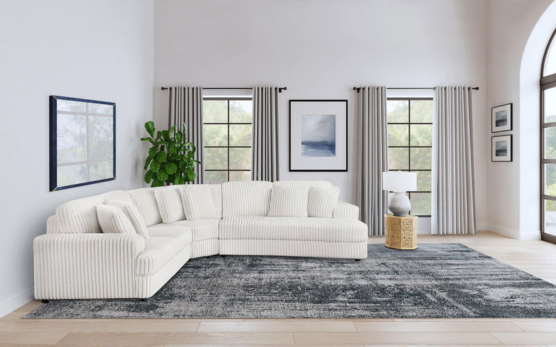 Emberson Upholstered Modular Sectional Sofa Ivory - My Sweet Home Furniture (Queens, NY)