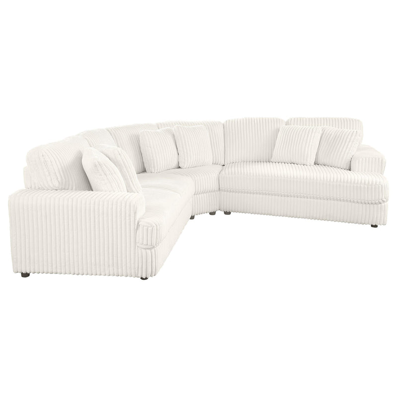 Emberson Upholstered Modular Sectional Sofa Ivory - My Sweet Home Furniture (Queens, NY)