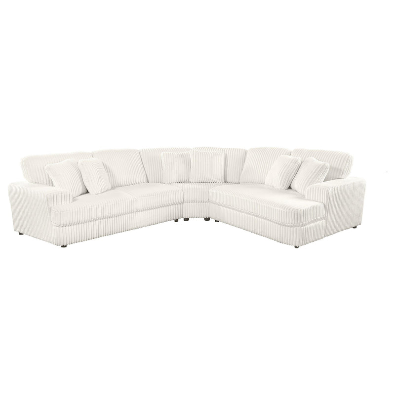 Emberson Upholstered Modular Sectional Sofa Ivory - My Sweet Home Furniture (Queens, NY)