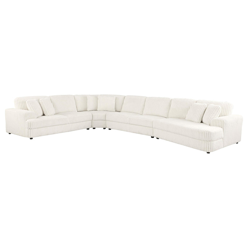 Emberson Upholstered Modular Sectional Sofa Ivory - My Sweet Home Furniture (Queens, NY)