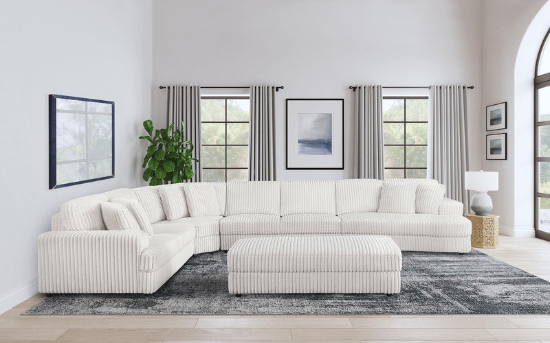 Emberson Upholstered Modular Sectional Sofa Ivory - My Sweet Home Furniture (Queens, NY)