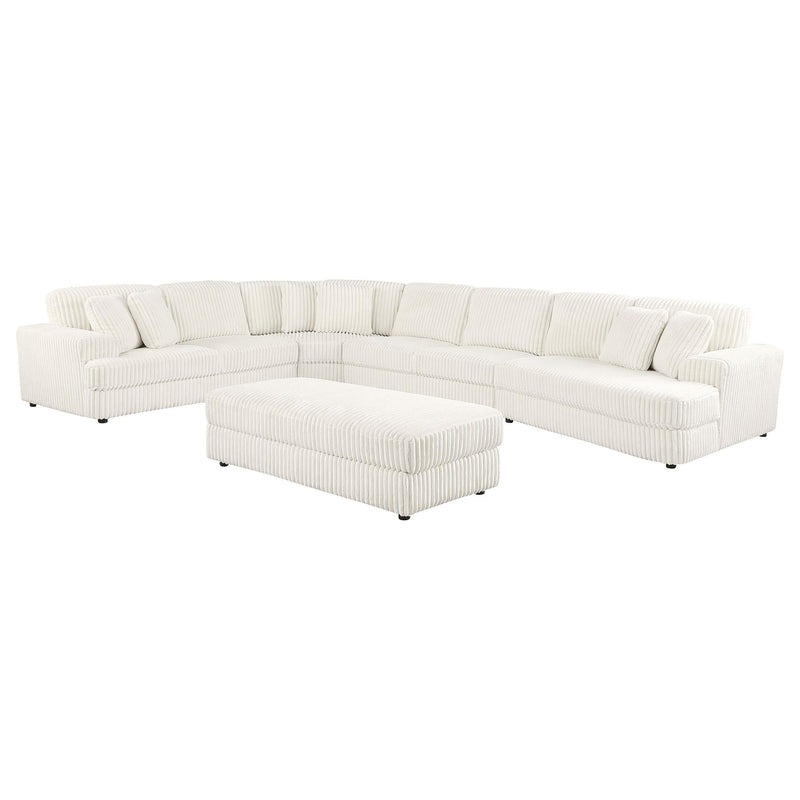 Emberson Upholstered Modular Sectional Sofa Ivory - My Sweet Home Furniture (Queens, NY)