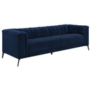Chalet Tuxedo Arm Sofa Blue - My Sweet Home Furniture (Queens, NY)