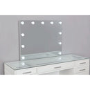 Valentina Vanity Set White & Dark Gray